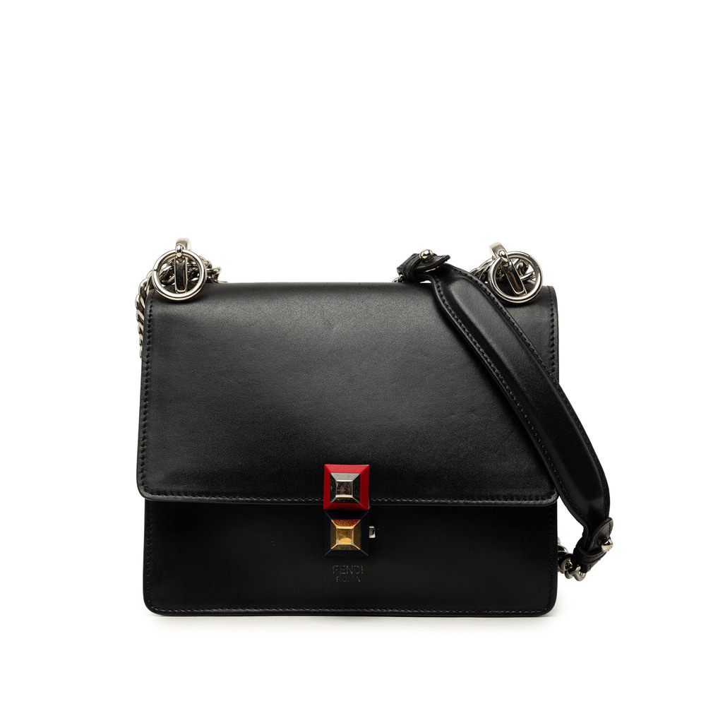 Pre-Loved Fendi Small Leather Kan I Crossbody